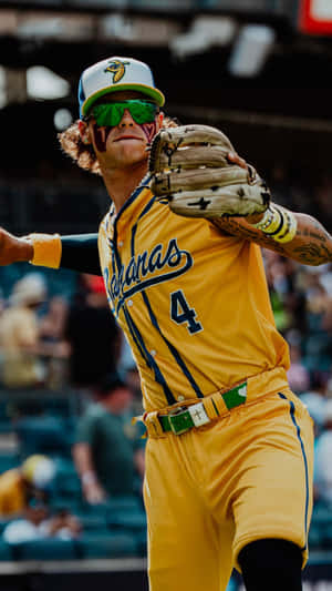 Kyle Jackson Baseball Action Wallpaper