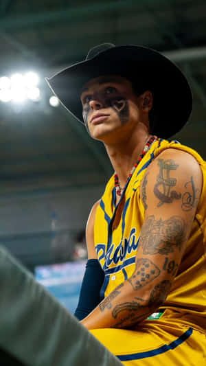 Kyle Jackson In Game Face Wallpaper