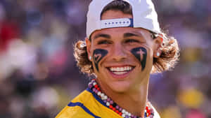 Kyle Jackson Smiling On Field Wallpaper