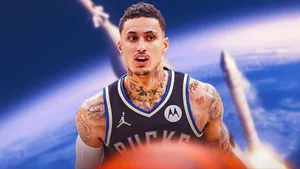 Kyle Kuzma Bucks Jersey Wallpaper