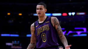 Kyle Kuzma Lakers Performance Wallpaper