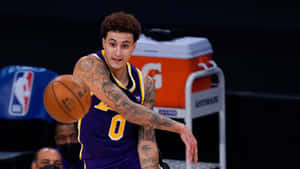 Kyle Kuzma Lakers Playmaker Wallpaper