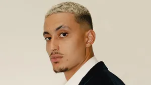 Kyle Kuzma Stylish Portrait Wallpaper