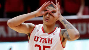Kyle Kuzma Utah Basketball Highlight Wallpaper