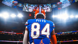Kyle Pitts Florida Gators Number84 Jersey Wallpaper