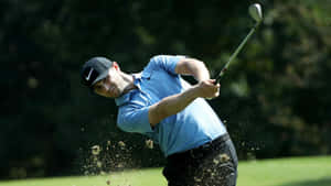 Kyle Stanley Hard Golf Swing Wallpaper