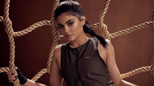 Kylie Jenner Puma Photoshoot Wallpaper