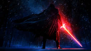 Kylo Ren In All His Sith-inspired Splendor Wallpaper