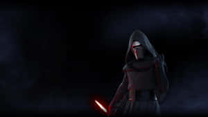 Kylo_ Ren_ Lightsaber_ Glow_ Ultra_ Wide Wallpaper