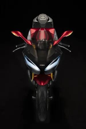 Kymco Motorcycle Front View Wallpaper