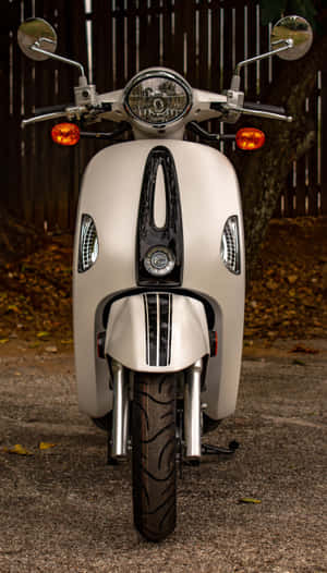 Kymco Scooter Front View Wallpaper