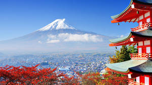 Kyoto Fuji-san View Wallpaper