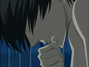 Kyoya Ootori Smirking In A Cool Stance Wallpaper