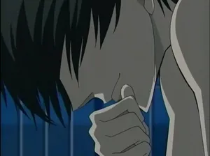 Kyoya Ootori Smirking In A Cool Stance Wallpaper