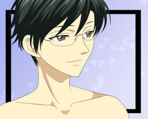 Kyoya Ootori Striking A Pose In Style Wallpaper