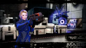Kyrie An Adept In Mass Effect 3 Wallpaper