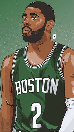 Kyrie Irving Graphic Art Wallpaper