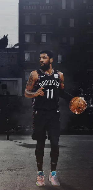 Kyrie Irving Of The Brooklyn Nets Wallpaper