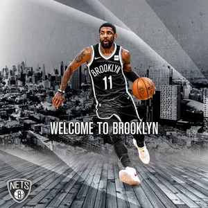 Kyrie Irving Plays Cool And Calm In The Court Wallpaper