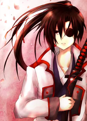 Kyubei Yagyu Anime Samurai Portrait Wallpaper