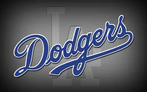 L A Dodgers Logo Design Wallpaper