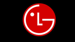 L G Electronics Red Logoon Black Wallpaper