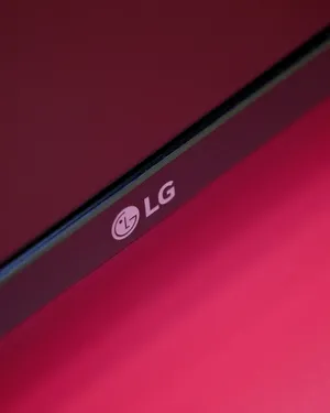 L G T V Logoon Red Background Wallpaper