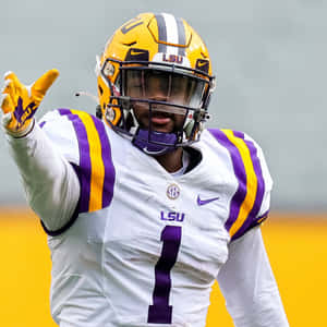L S U Football Player Number One Wallpaper