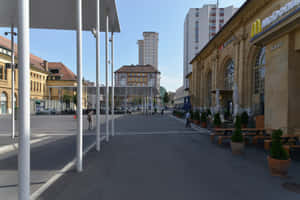 La Chaux De Fonds Cityscape Wallpaper