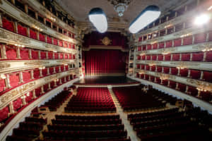 La Scala Opera House Interior Design Desktop Wallpaper