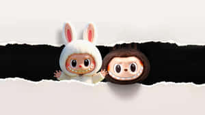 Labubu And Bunny Costume Wallpaper