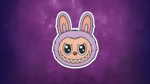 Labubu Cute Bunny Mascot Wallpaper