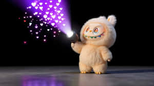 Labubu Cute Plush Toy Wallpaper