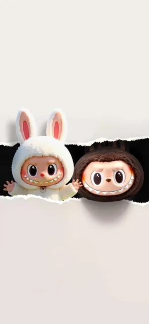 Labubu Iphone Cute Characters Wallpaper