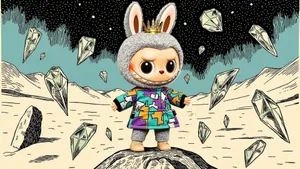 Labubu Puzzle Adventure Wallpaper