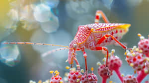 Lace Bug On Plant Wallpaper