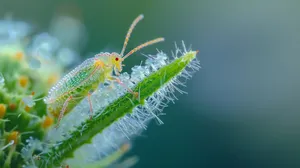 Lace Bugon Leaf Dewdrops Wallpaper