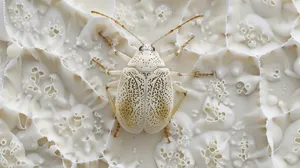 Lace Bugon Textured Surface Wallpaper