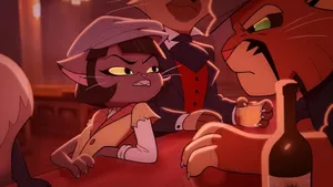 Lackadaisy Cats Confrontation Wallpaper