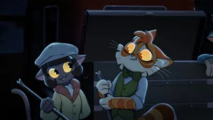 Lackadaisy_ Cats_ Conversation Wallpaper