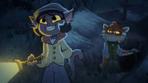 Lackadaisy_ Cats_ Nighttime_ Adventure Wallpaper