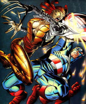 Lady Deathstrike: Lethal Claws And Cybernetic Abilities Wallpaper