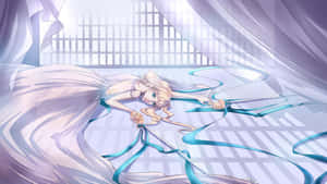 Lady Elizabeth Midford Radiates Elegance And Grace Wallpaper