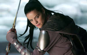 Lady Sif Fights For Justice Wallpaper