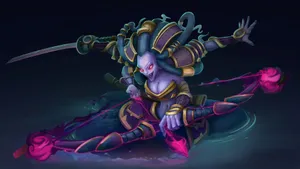 Lady Vashj Fantasy Artwork Wallpaper