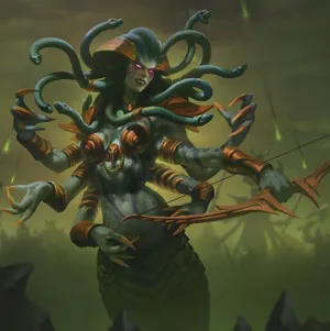 Lady Vashj Fantasy Artwork Wallpaper