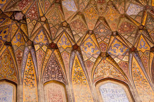 Lahore Wazir Khan Vaulted Ceiling Wallpaper