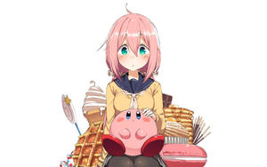 Laid Back Camp Nadeshiko Food Background Wallpaper