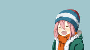 Laid Back Camp Smiling Nadeshiko Art Wallpaper