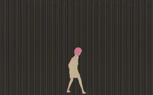 Lain Digital Walk Wallpaper